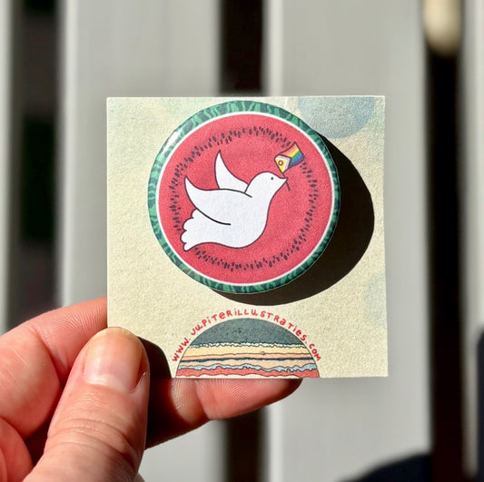 Button: No Pride In Genocide