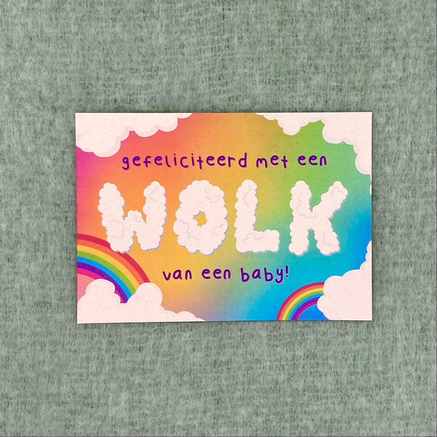 Kaartje: Wolk van een baby