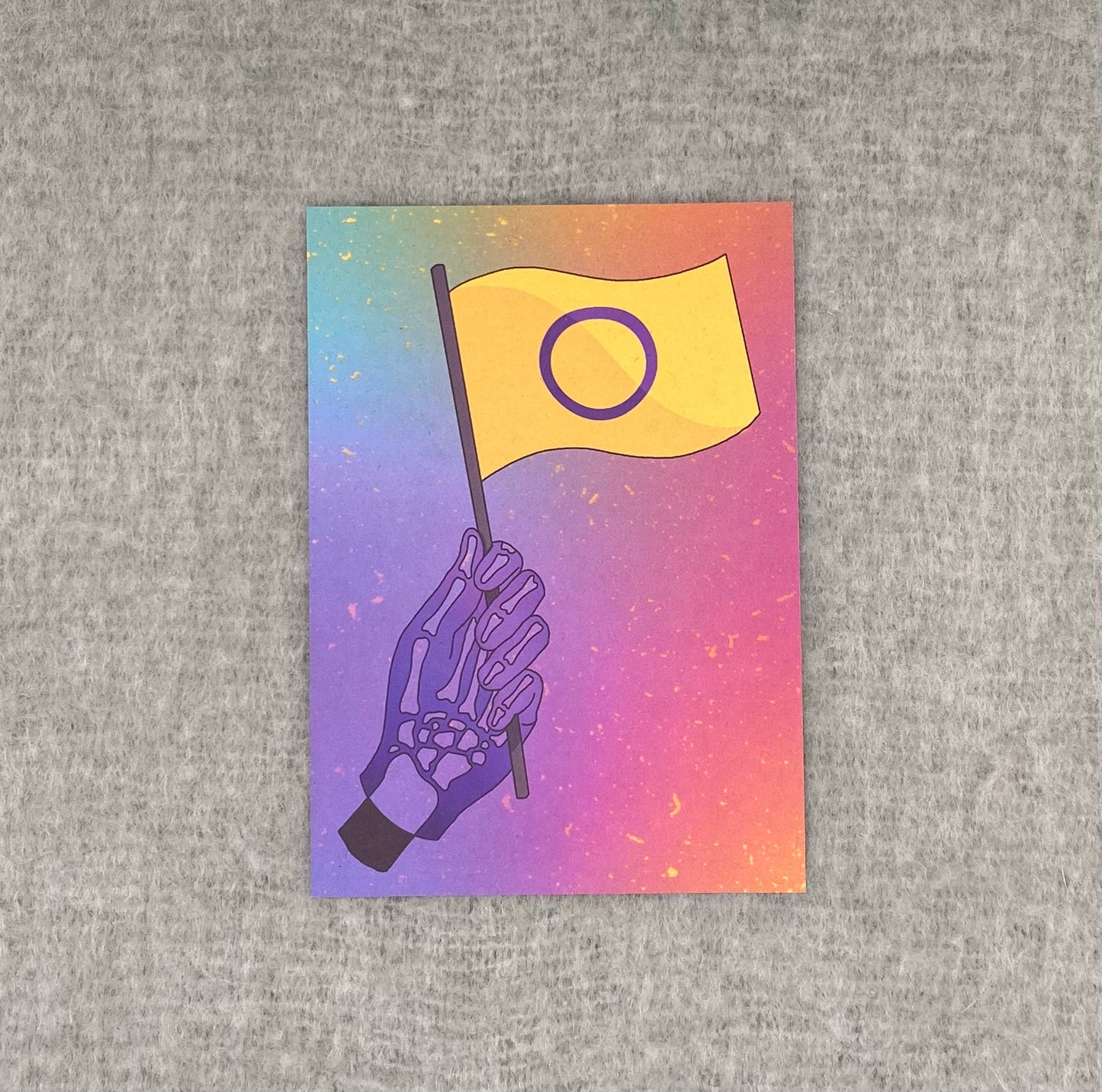 Kaartje: Intersex Pride