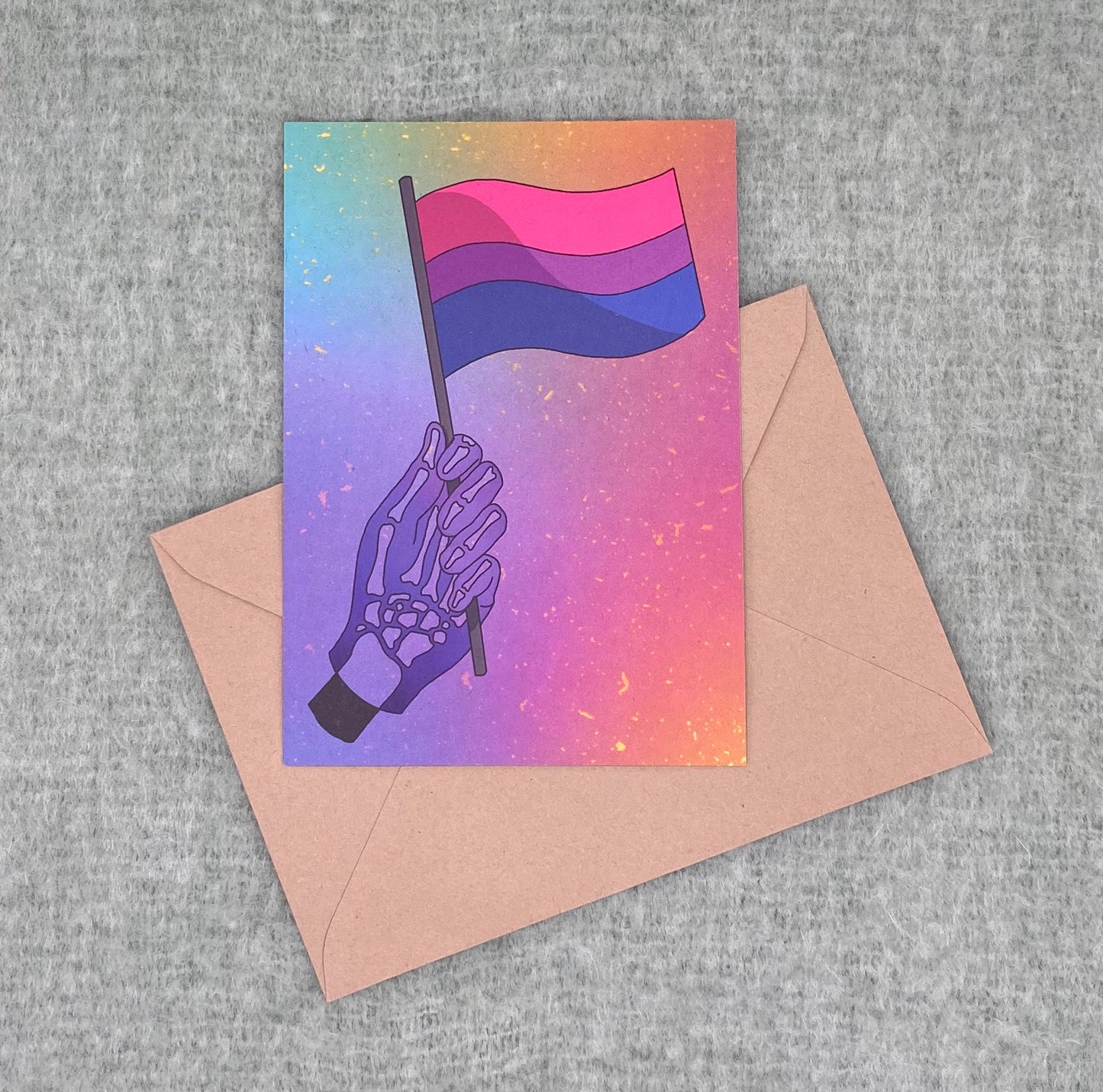 Kaartje: Bisexual Pride