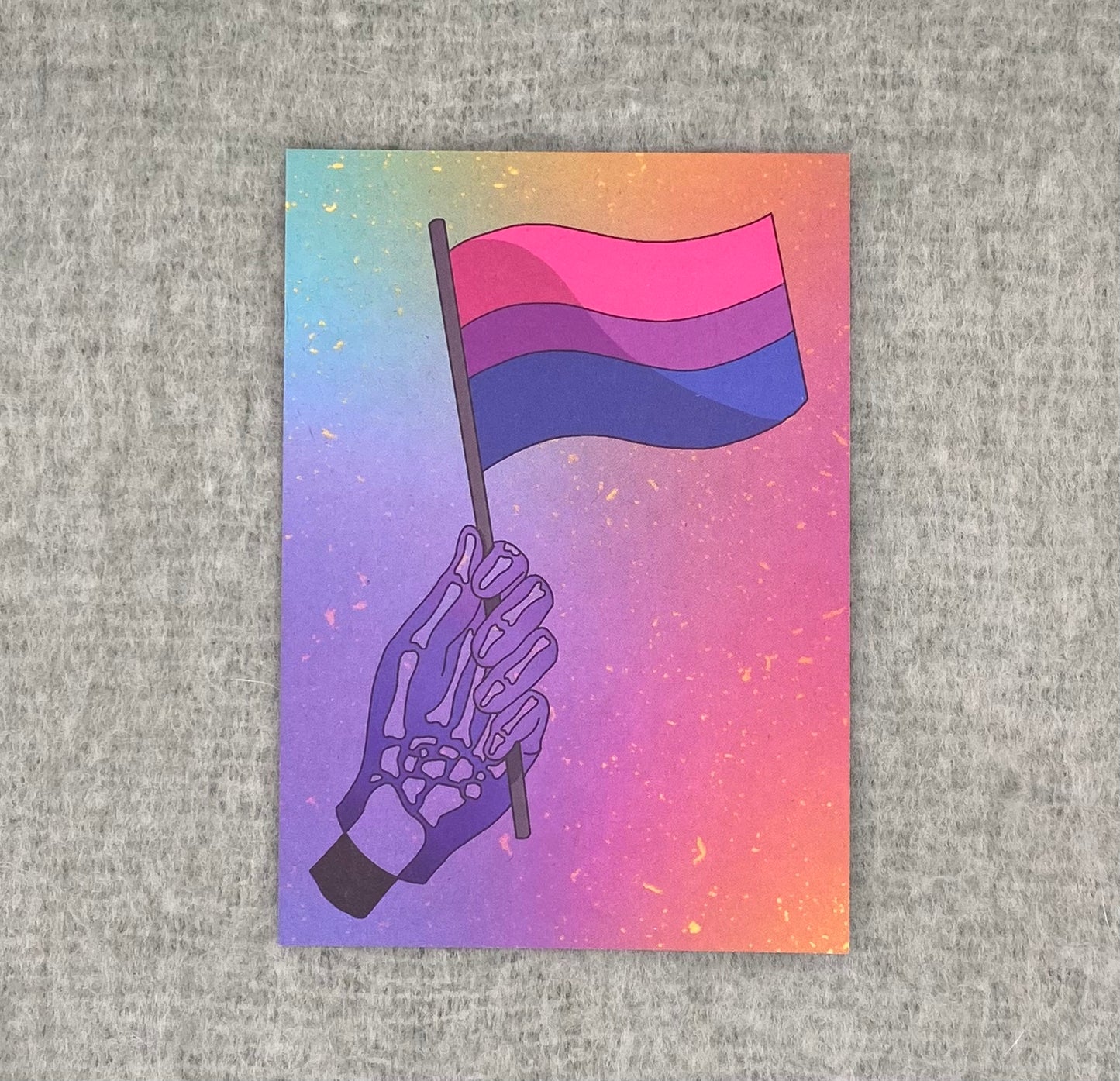 Kaartje: Bisexual Pride
