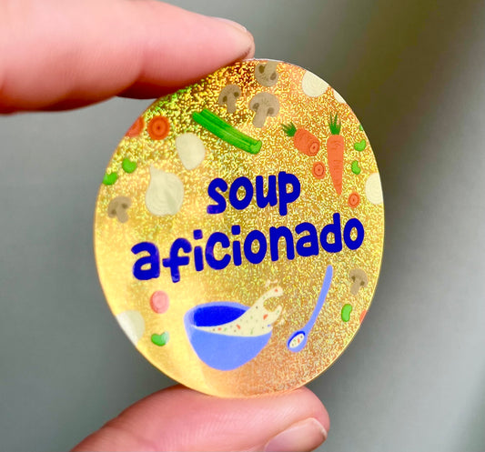 Sticker: Soup Aficionado