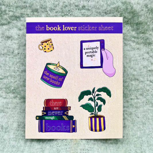 Stickervel: Book lover